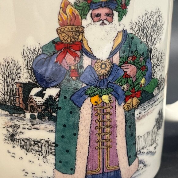 Spode Collectible British Santa Around the World Mug England First In Series Mug - Picture 3 of 9